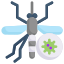 Virus Transmission Flat icon 64x64